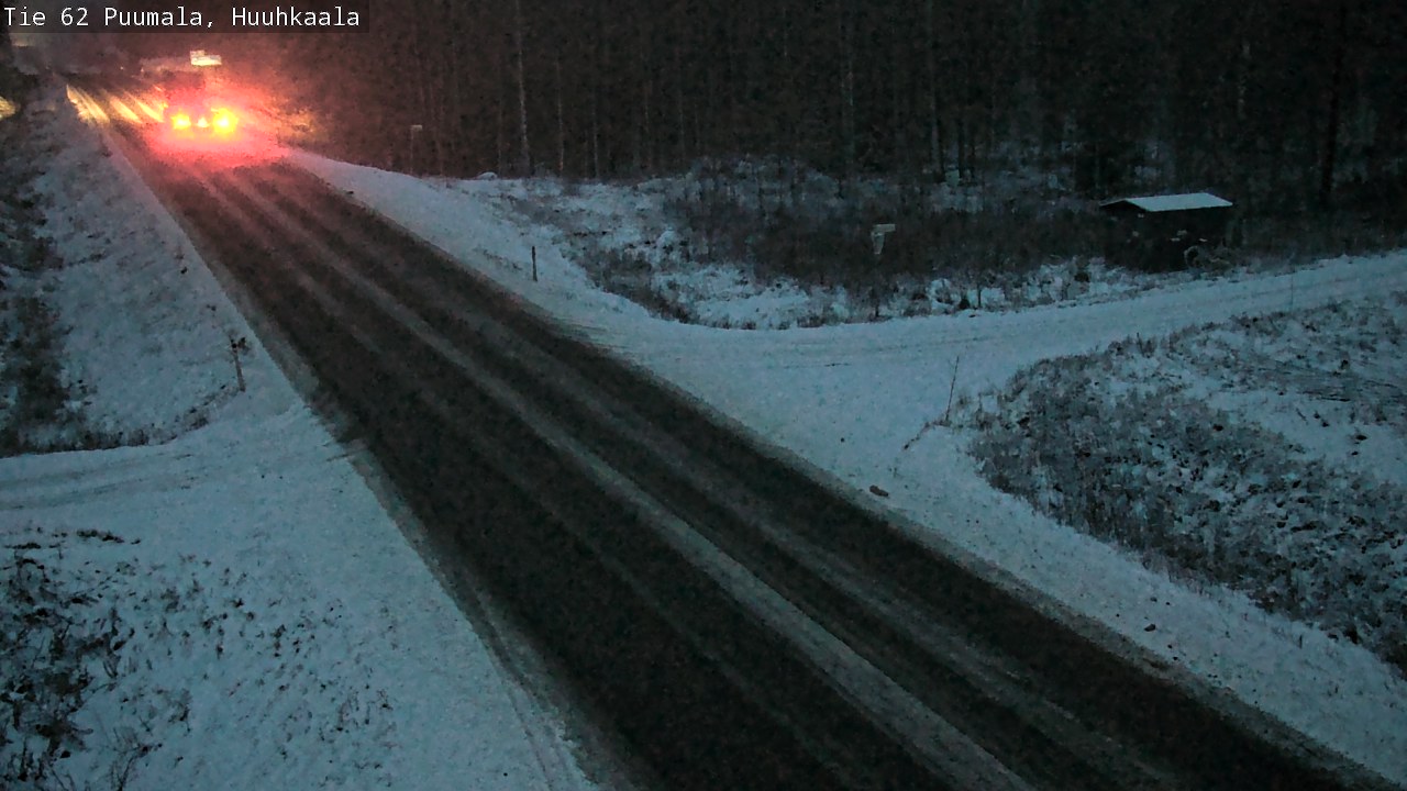 Weather Camera Image Väg 62 Puumala, Huuhkaala, Puumala, Etelä-Savo