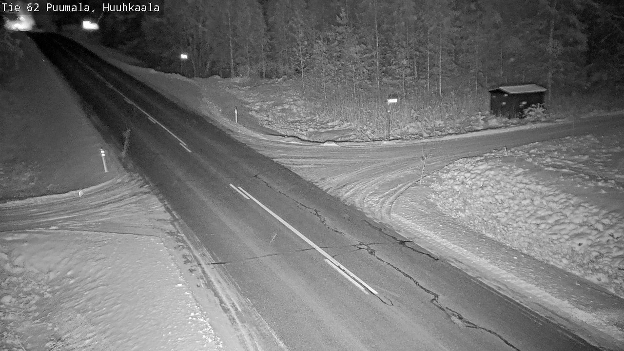 Weather Camera Image Väg 62 Puumala, Huuhkaala, Puumala, Etelä-Savo
