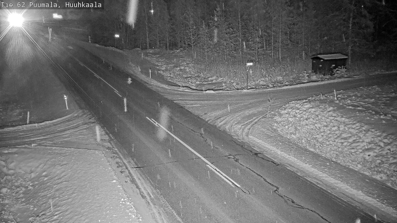 Weather Camera Image Väg 62 Puumala, Huuhkaala, Puumala, Etelä-Savo
