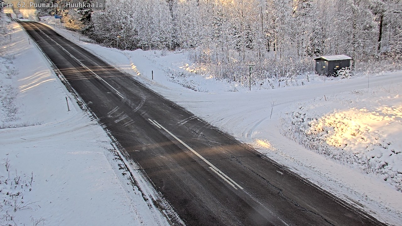 Weather Camera Image Väg 62 Puumala, Huuhkaala, Puumala, Etelä-Savo