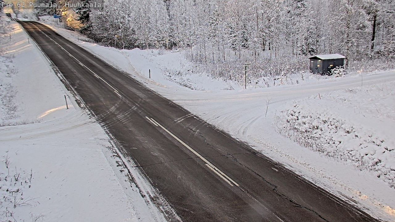 Weather Camera Image Väg 62 Puumala, Huuhkaala, Puumala, Etelä-Savo