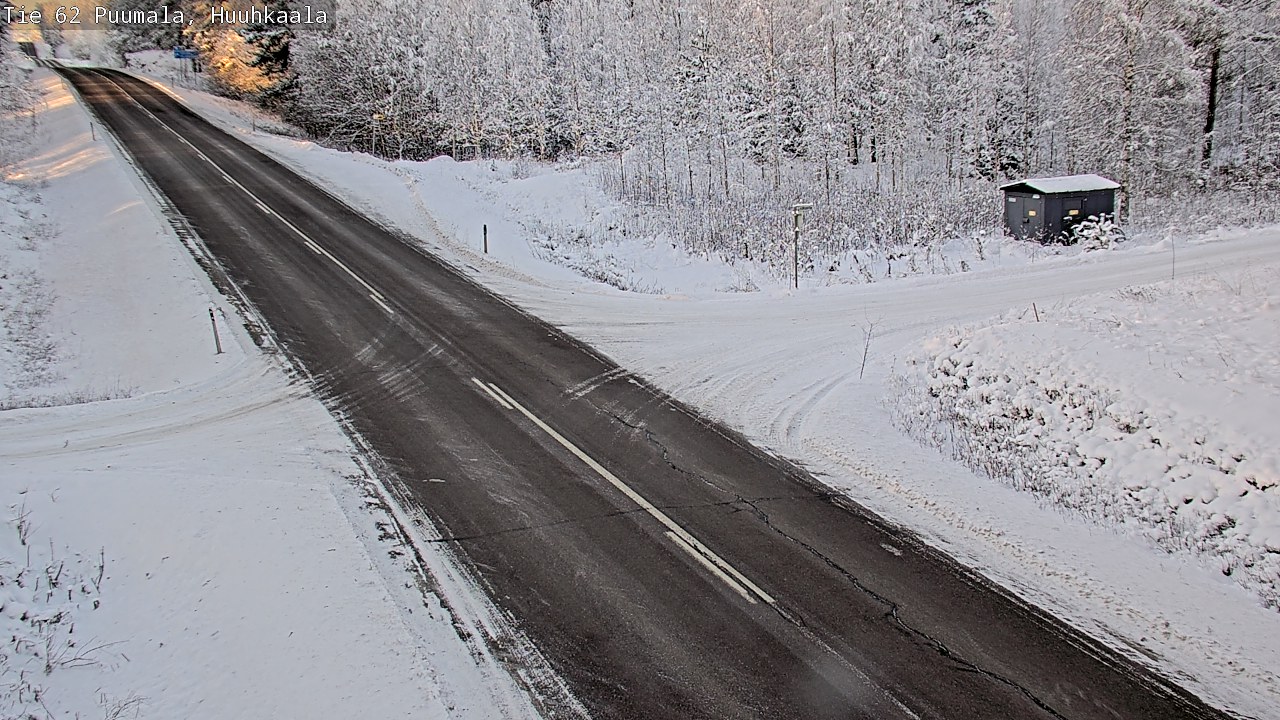 Weather Camera Image Väg 62 Puumala, Huuhkaala, Puumala, Etelä-Savo