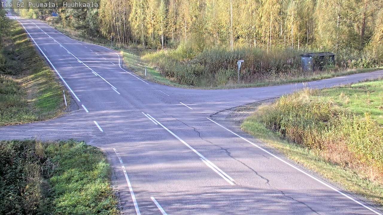 Weather Camera Image Väg 62 Puumala, Huuhkaala, Puumala, Etelä-Savo