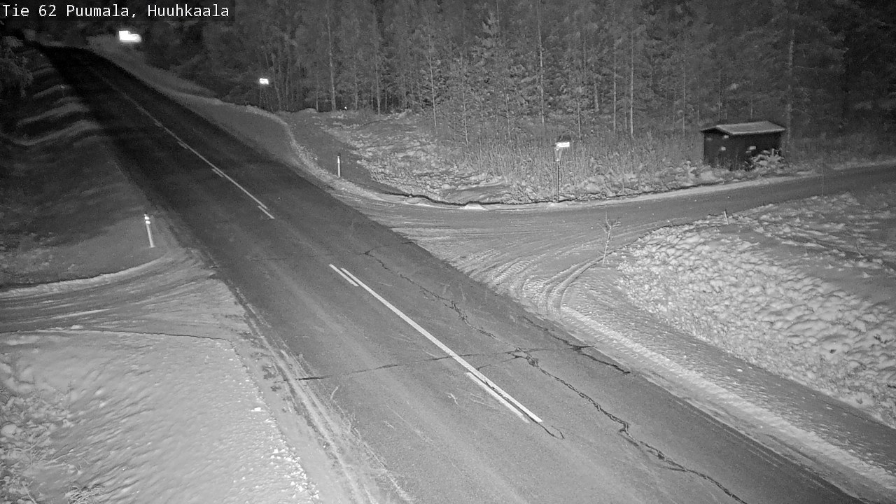 Weather Camera Image Väg 62 Puumala, Huuhkaala, Puumala, Etelä-Savo