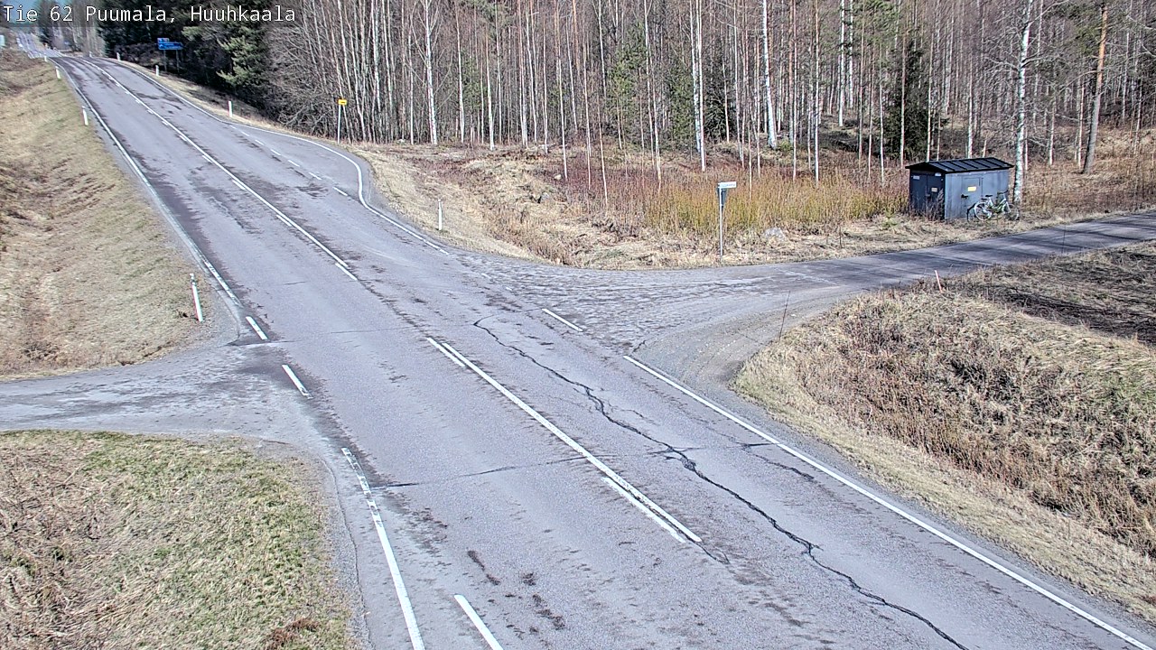 Weather Camera Image Väg 62 Puumala, Huuhkaala, Puumala, Etelä-Savo