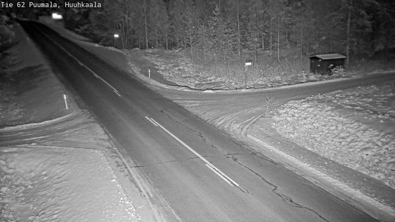 Weather Camera Image Väg 62 Puumala, Huuhkaala, Puumala, Etelä-Savo