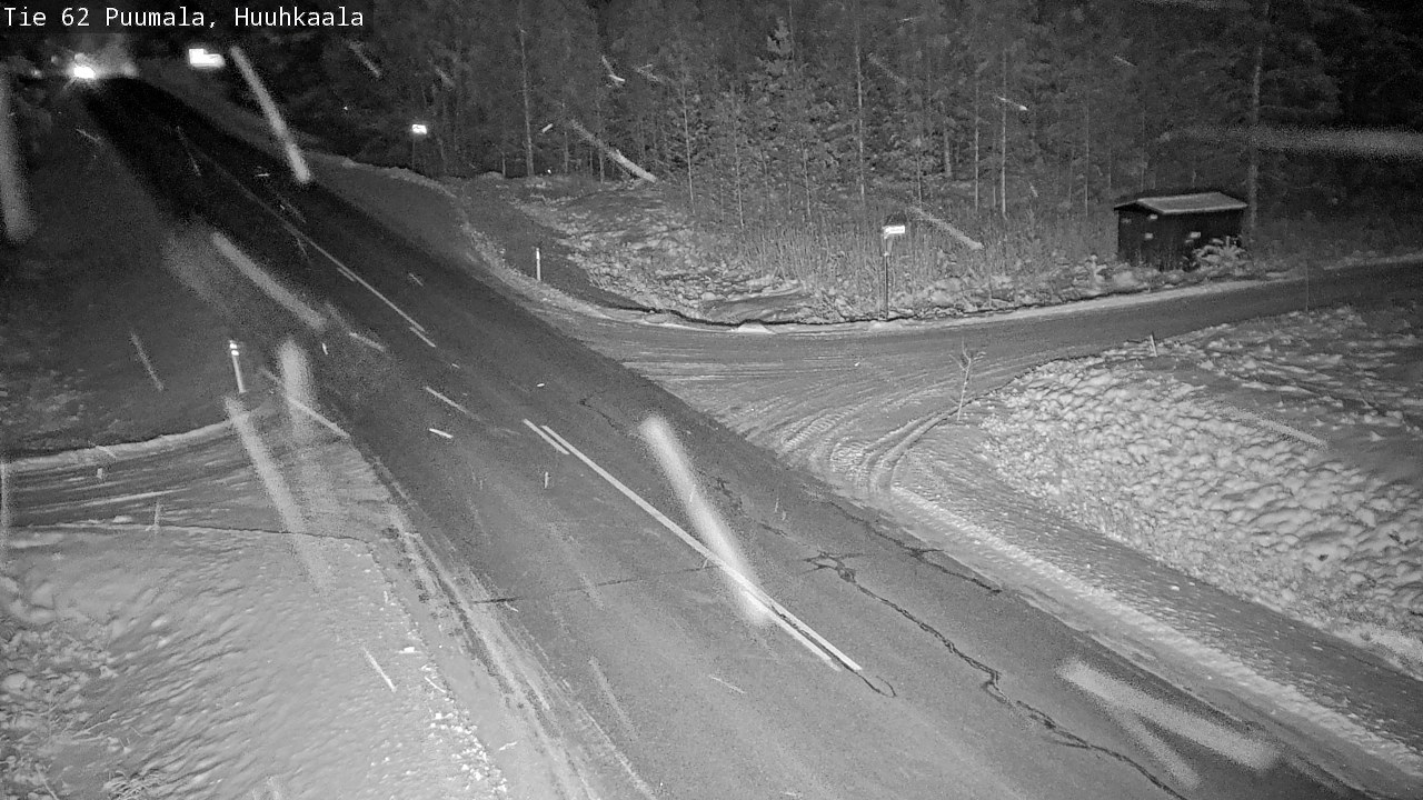 Weather Camera Image Väg 62 Puumala, Huuhkaala, Puumala, Etelä-Savo