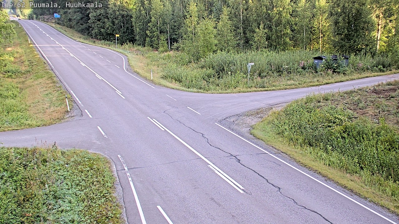 Weather Camera Image Road 62 Puumala, Huuhkaala, Puumala, Etelä-Savo