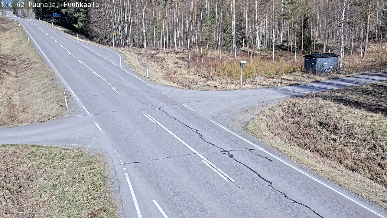 Weather Camera Image Road 62 Puumala, Huuhkaala, Puumala, Etelä-Savo