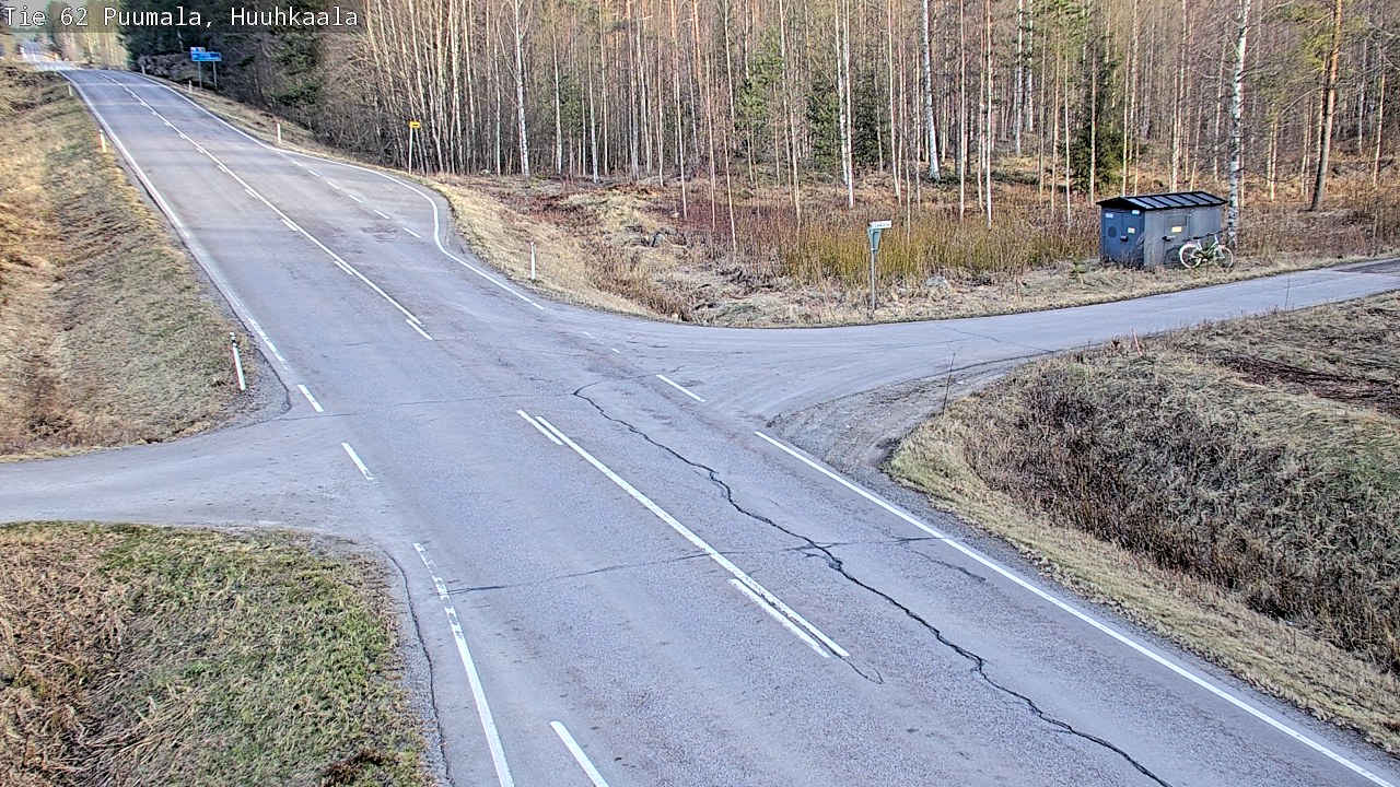 Weather Camera Image Road 62 Puumala, Huuhkaala, Puumala, Etelä-Savo