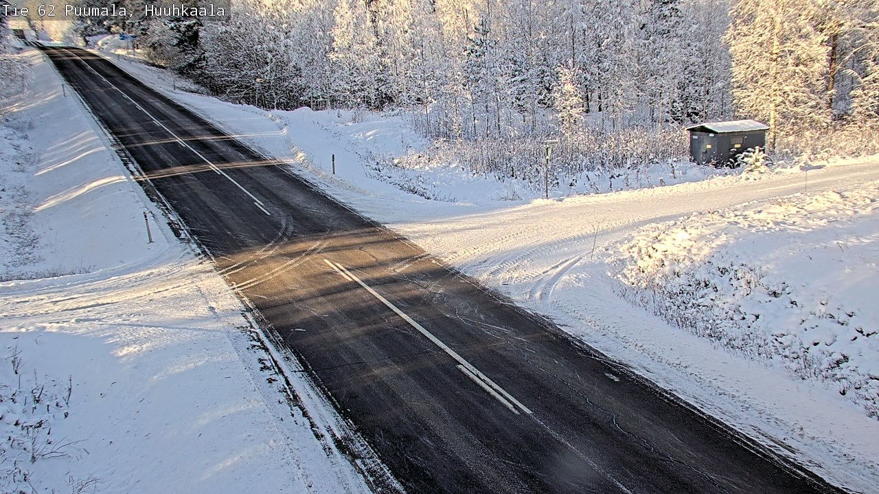 Weather Camera Image Väg 62 Puumala, Huuhkaala, Puumala, Etelä-Savo