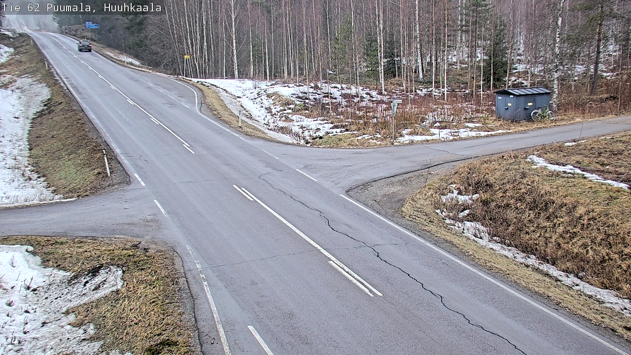 Weather Camera Image Väg 62 Puumala, Huuhkaala, Puumala, Etelä-Savo