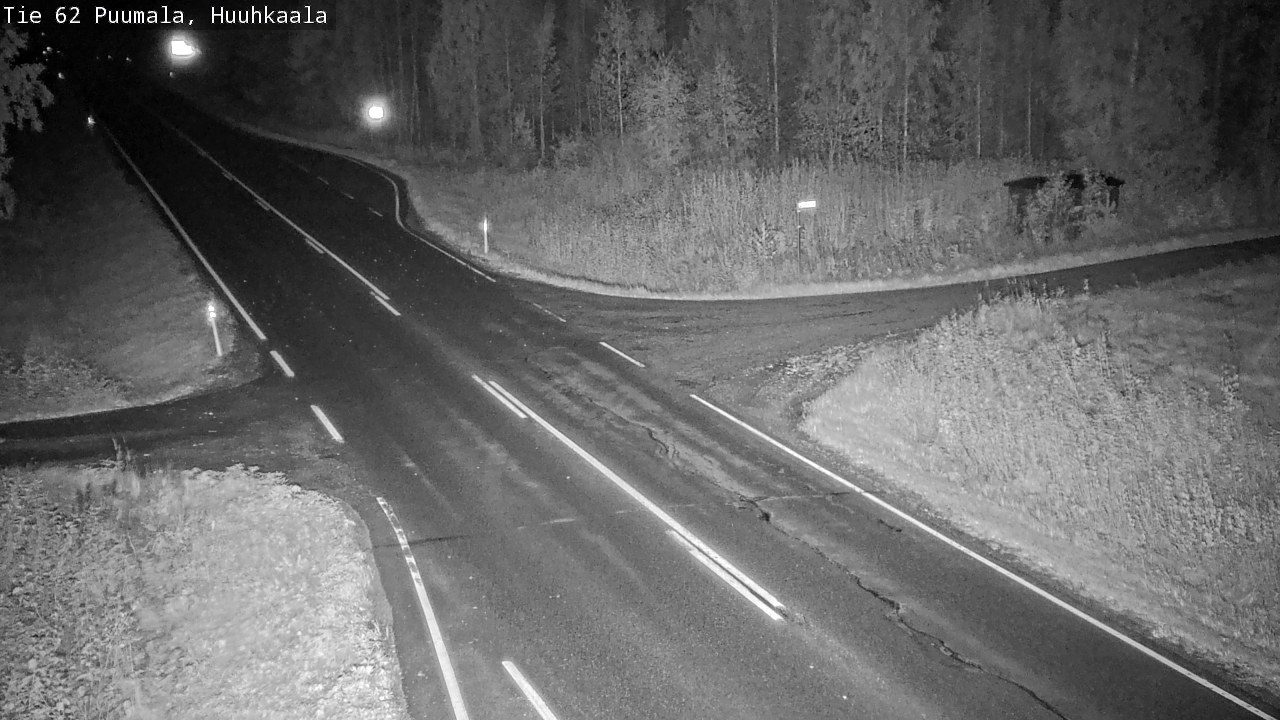 Weather Camera Image Road 62 Puumala, Huuhkaala, Puumala, Etelä-Savo