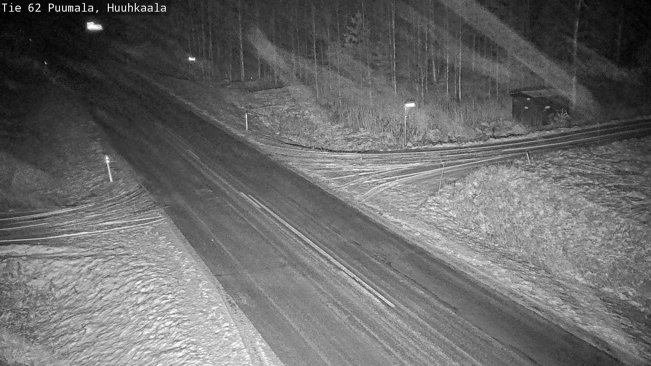 Weather Camera Image Väg 62 Puumala, Huuhkaala, Puumala, Etelä-Savo