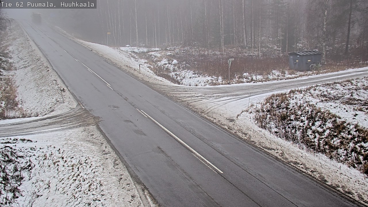 Weather Camera Image Väg 62 Puumala, Huuhkaala, Puumala, Etelä-Savo