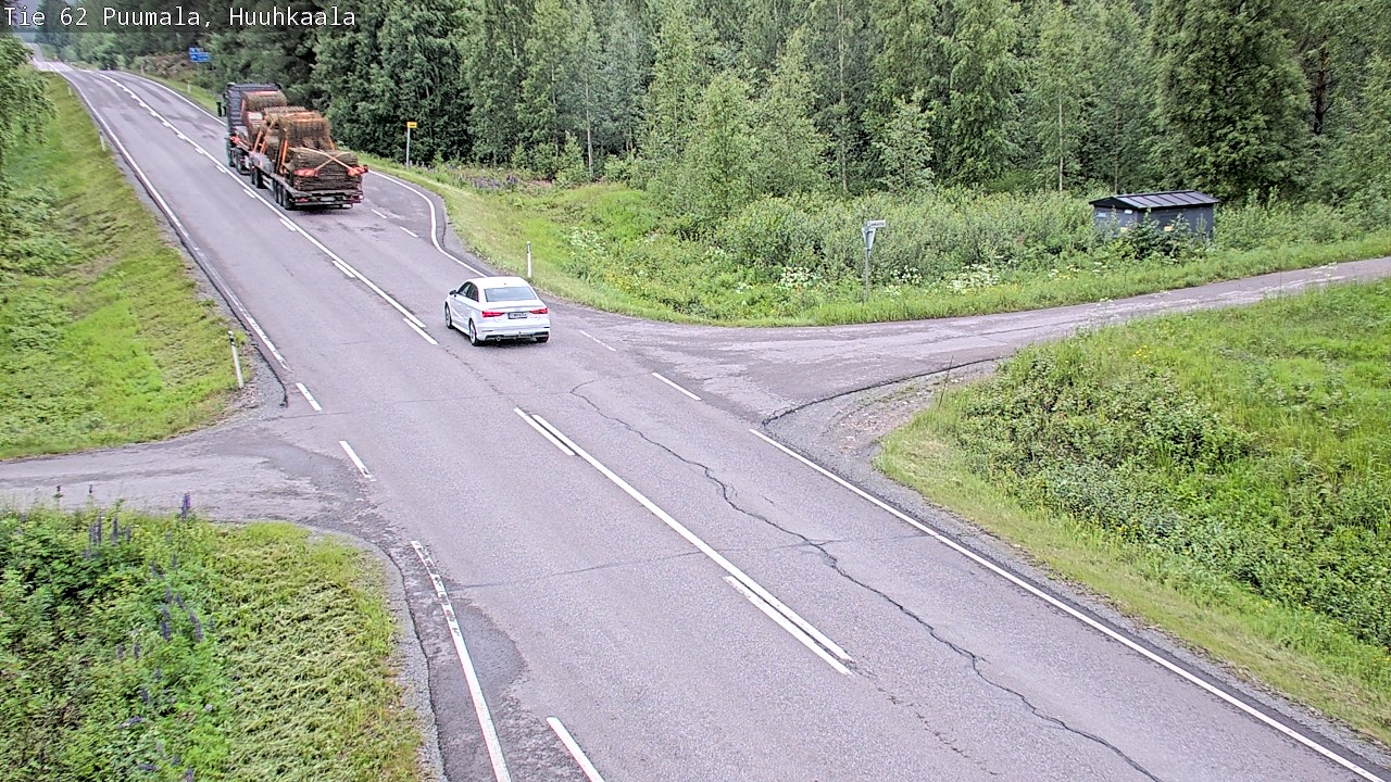 Weather Camera Image Väg 62 Puumala, Huuhkaala, Puumala, Etelä-Savo