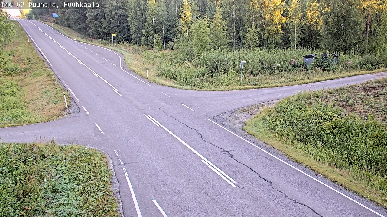 Weather Camera Image Road 62 Puumala, Huuhkaala, Puumala, Etelä-Savo