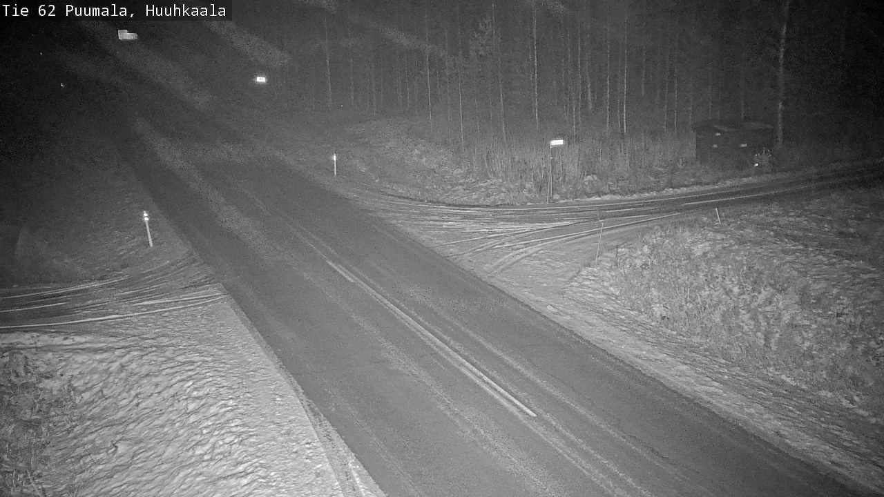 Weather Camera Image Väg 62 Puumala, Huuhkaala, Puumala, Etelä-Savo
