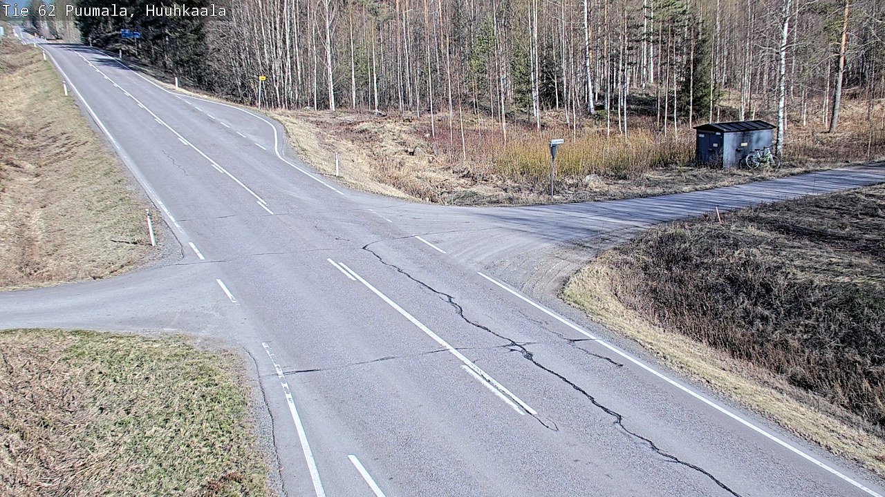 Weather Camera Image Road 62 Puumala, Huuhkaala, Puumala, Etelä-Savo
