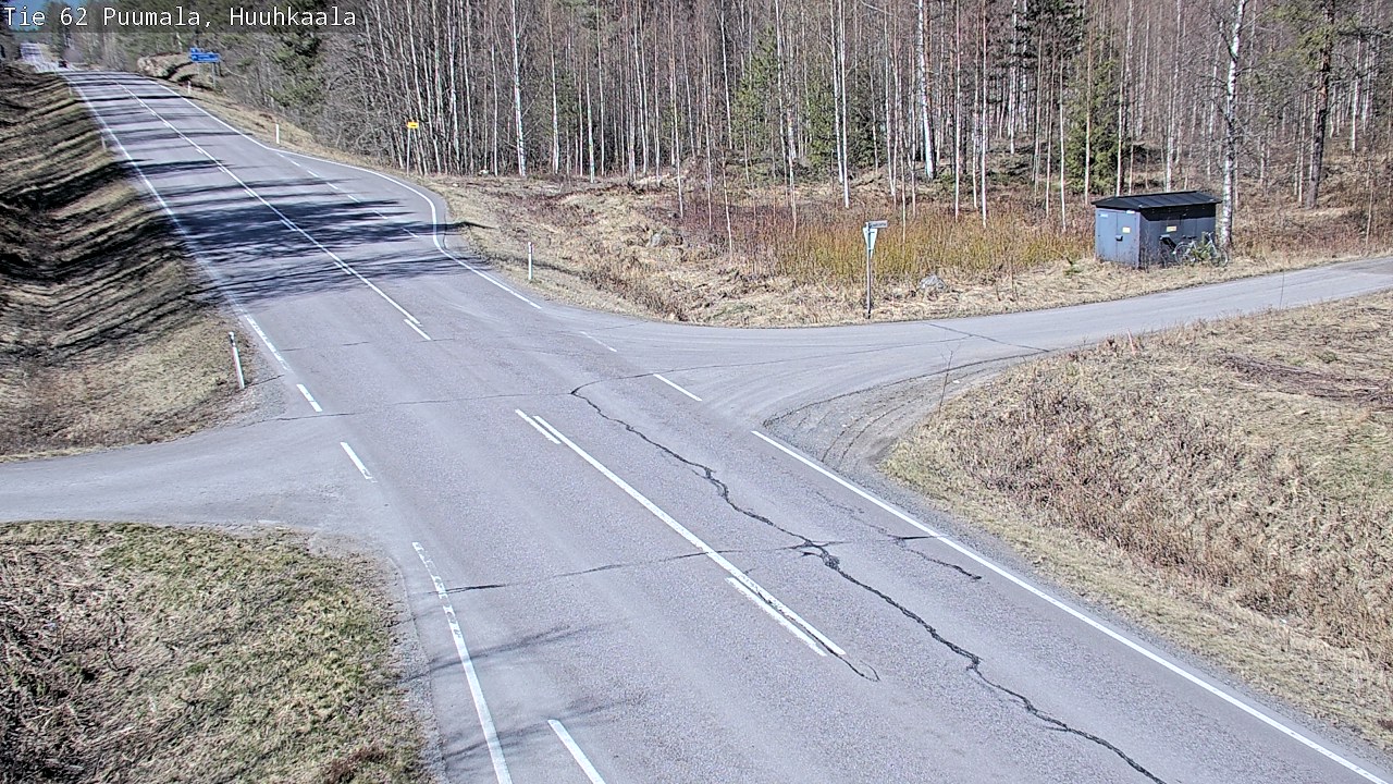 Weather Camera Image Väg 62 Puumala, Huuhkaala, Puumala, Etelä-Savo