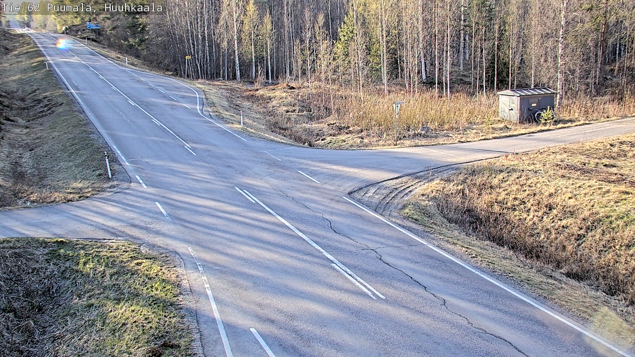 Weather Camera Image Väg 62 Puumala, Huuhkaala, Puumala, Etelä-Savo