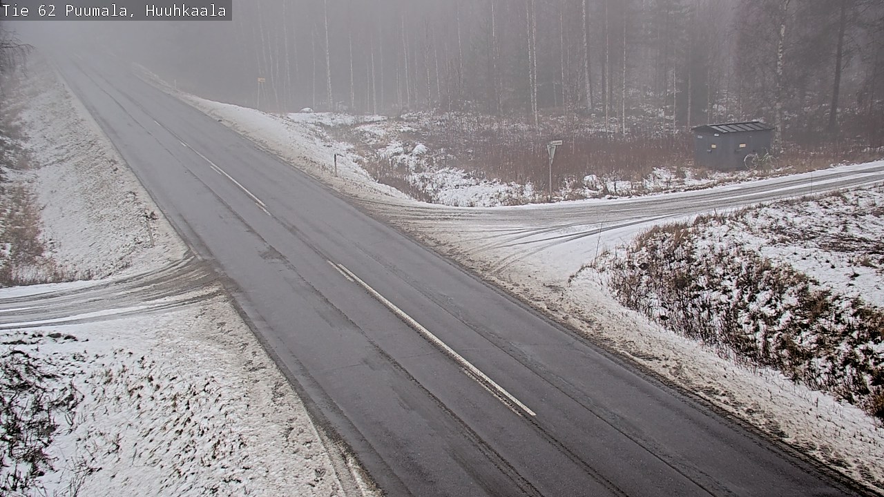Weather Camera Image Väg 62 Puumala, Huuhkaala, Puumala, Etelä-Savo