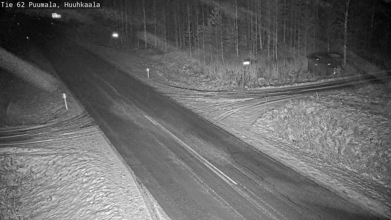 Weather Camera Image Väg 62 Puumala, Huuhkaala, Puumala, Etelä-Savo