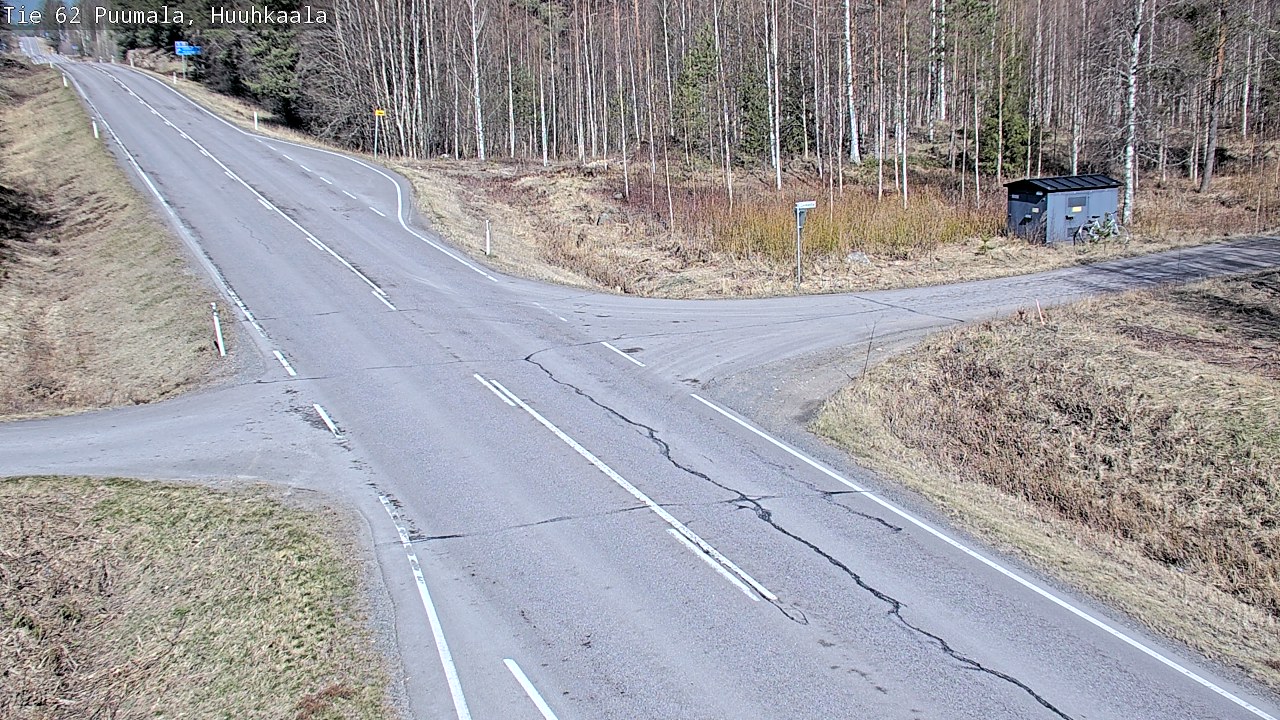 Weather Camera Image Väg 62 Puumala, Huuhkaala, Puumala, Etelä-Savo