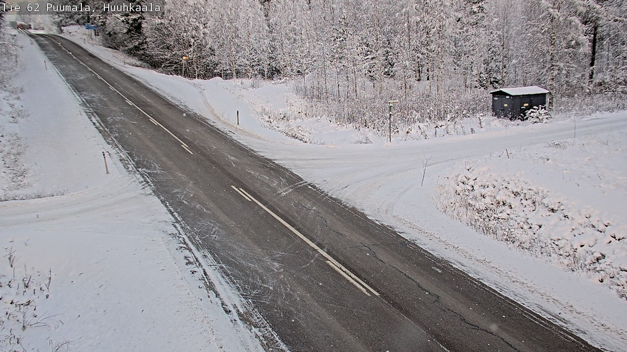 Weather Camera Image Väg 62 Puumala, Huuhkaala, Puumala, Etelä-Savo