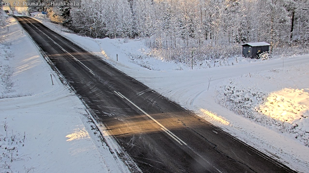 Weather Camera Image Väg 62 Puumala, Huuhkaala, Puumala, Etelä-Savo