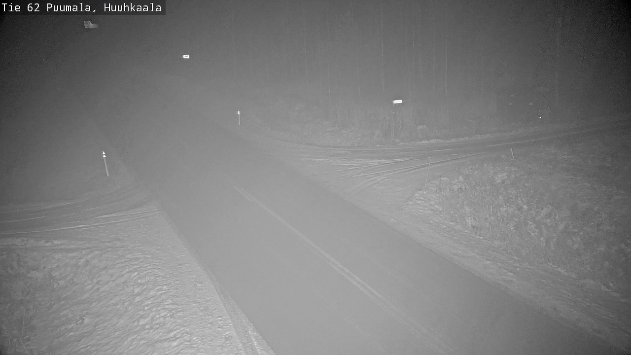 Weather Camera Image Väg 62 Puumala, Huuhkaala, Puumala, Etelä-Savo