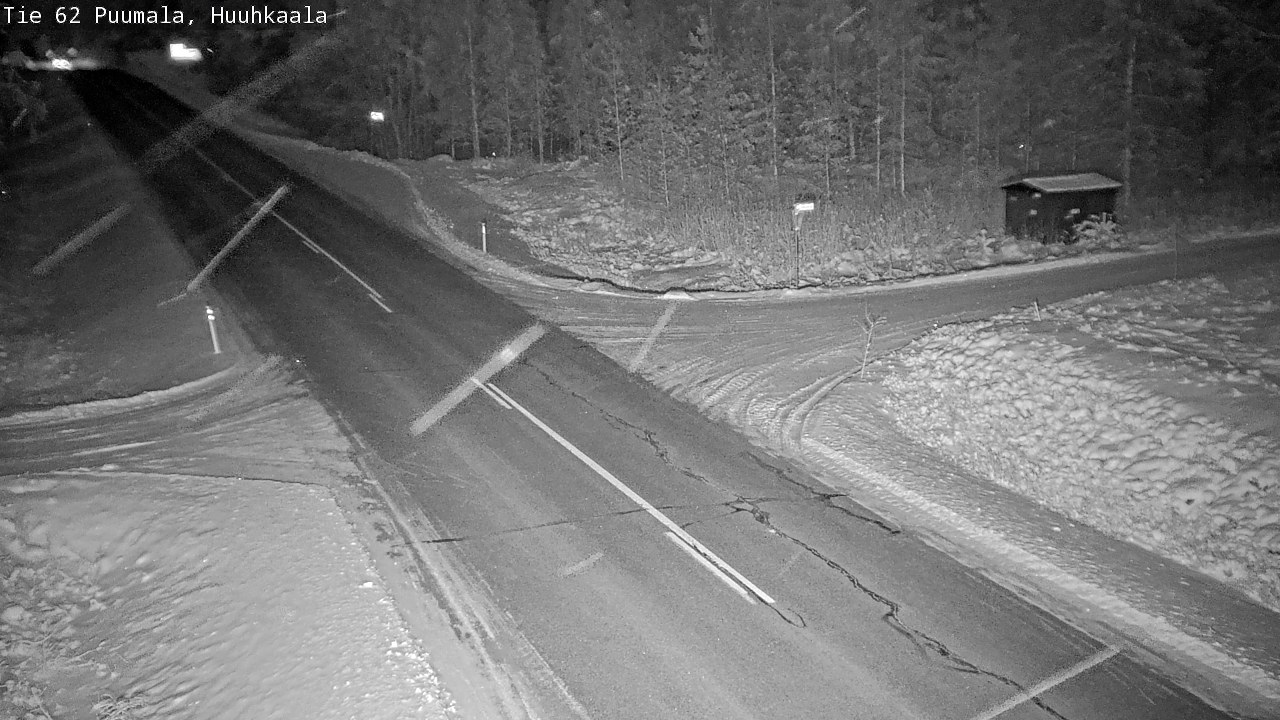 Weather Camera Image Väg 62 Puumala, Huuhkaala, Puumala, Etelä-Savo