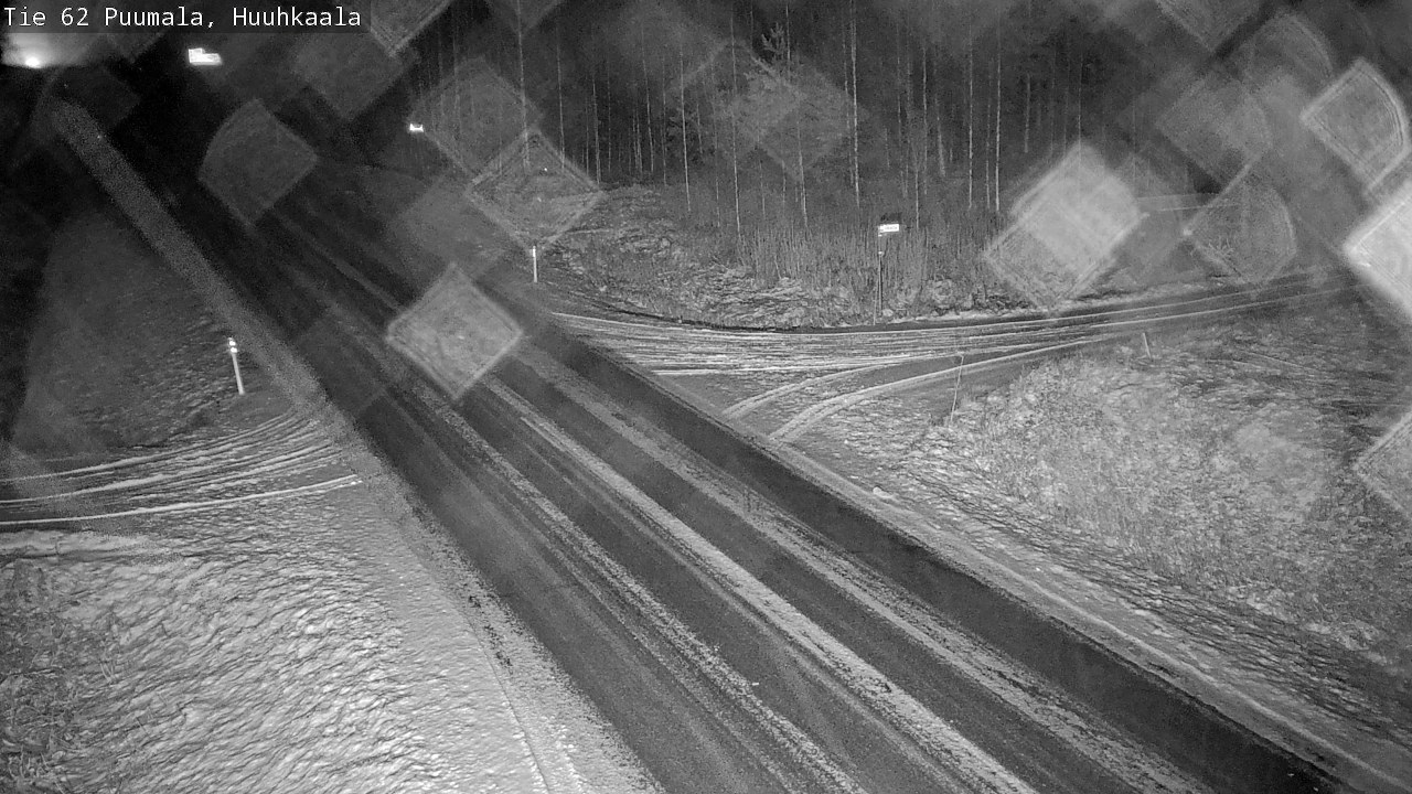 Weather Camera Image Väg 62 Puumala, Huuhkaala, Puumala, Etelä-Savo