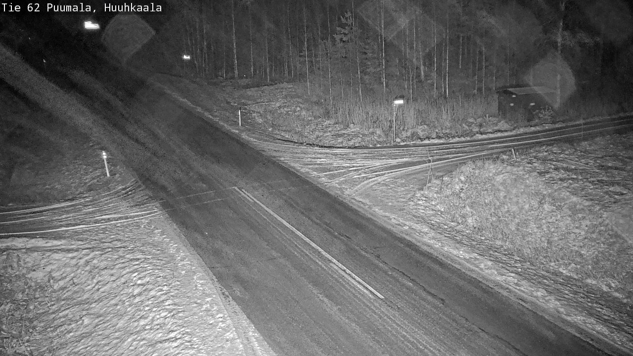 Weather Camera Image Väg 62 Puumala, Huuhkaala, Puumala, Etelä-Savo
