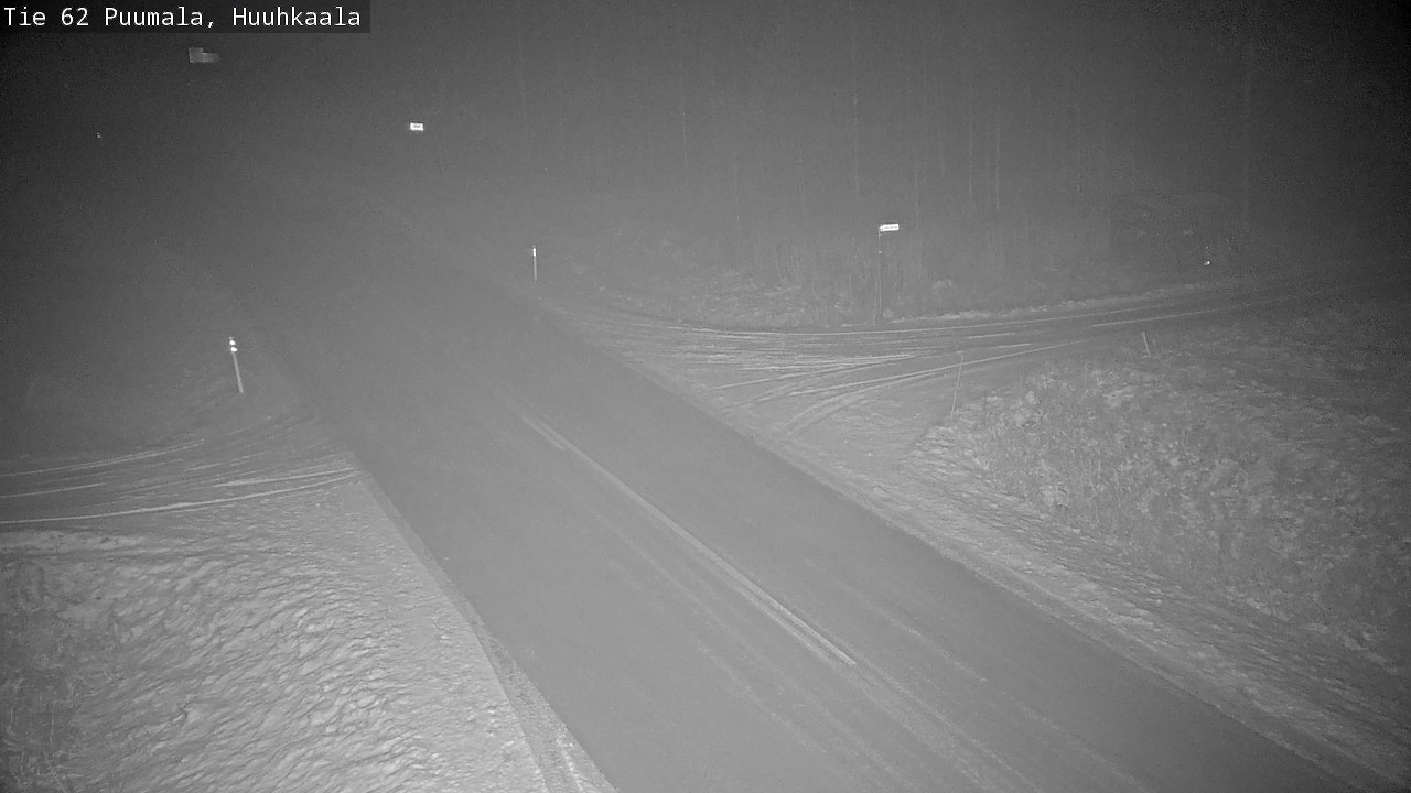 Weather Camera Image Väg 62 Puumala, Huuhkaala, Puumala, Etelä-Savo