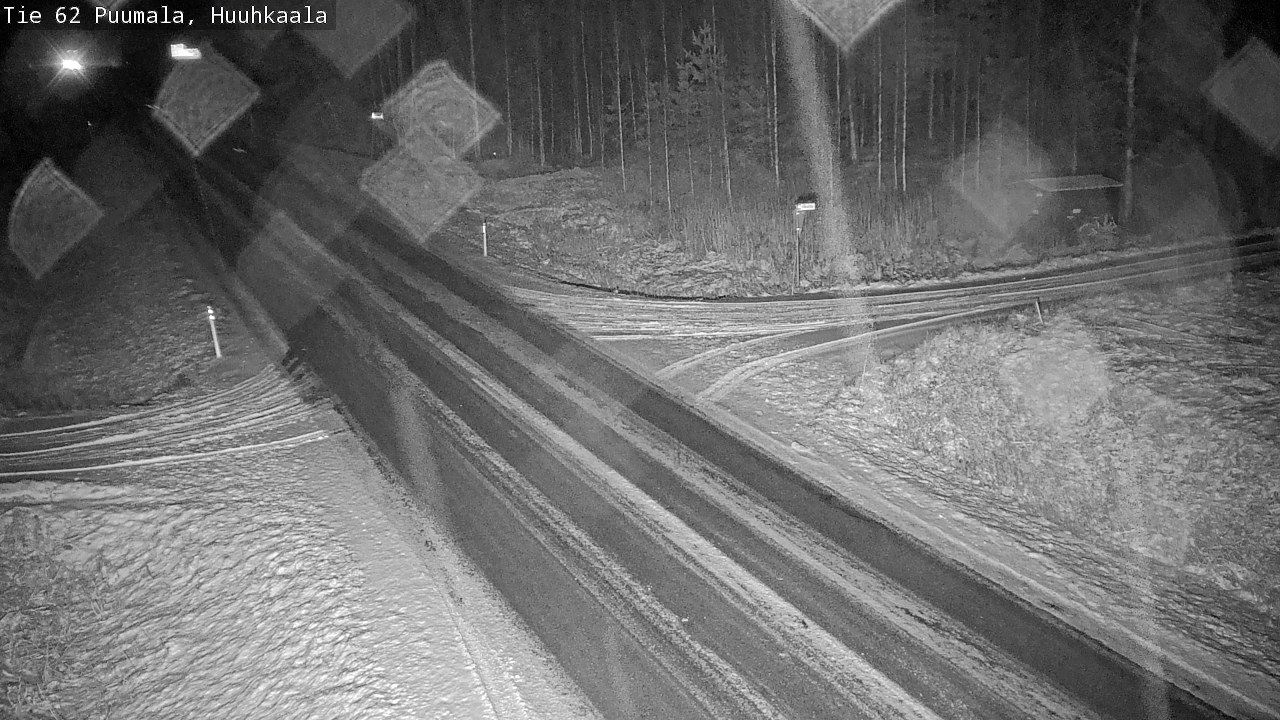 Weather Camera Image Väg 62 Puumala, Huuhkaala, Puumala, Etelä-Savo
