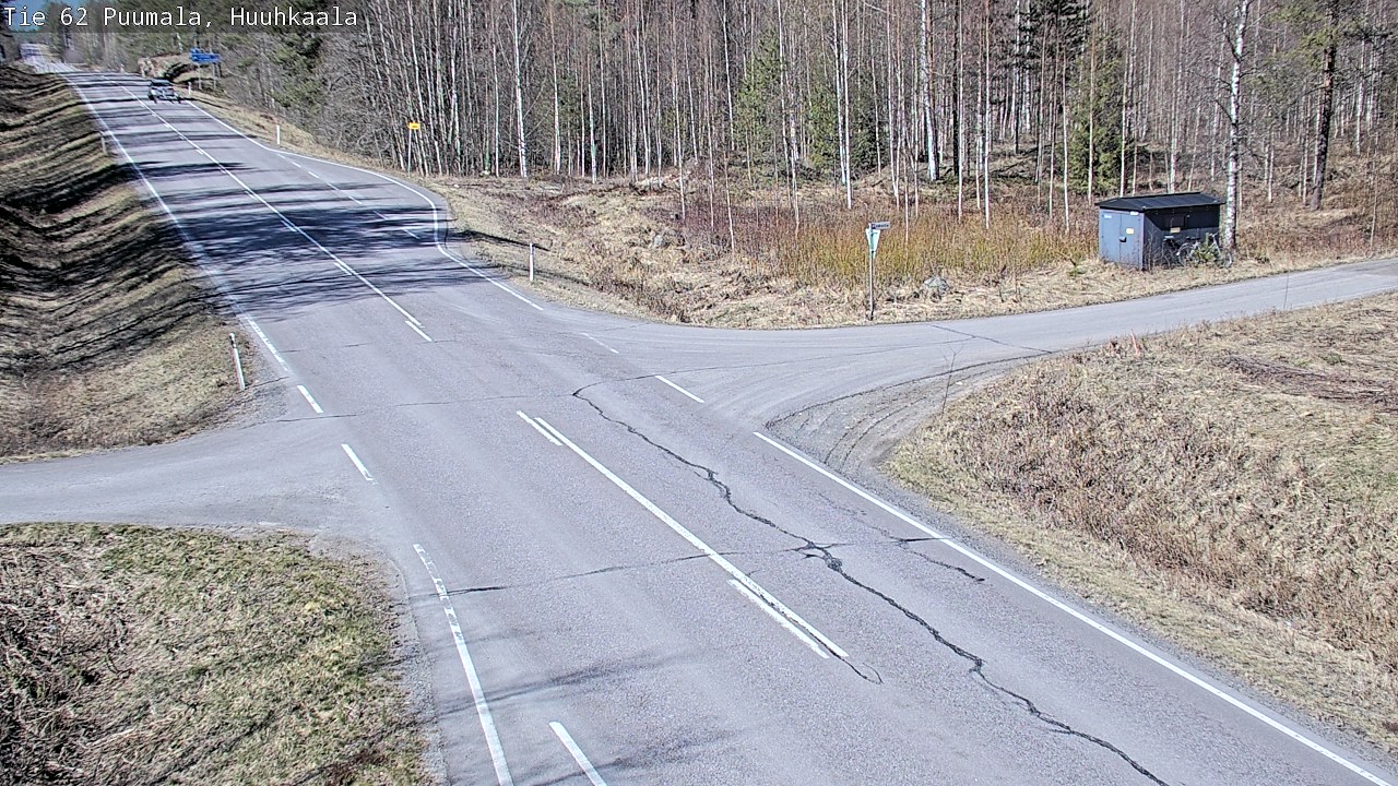 Weather Camera Image Väg 62 Puumala, Huuhkaala, Puumala, Etelä-Savo