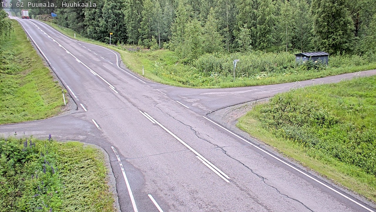 Weather Camera Image Väg 62 Puumala, Huuhkaala, Puumala, Etelä-Savo