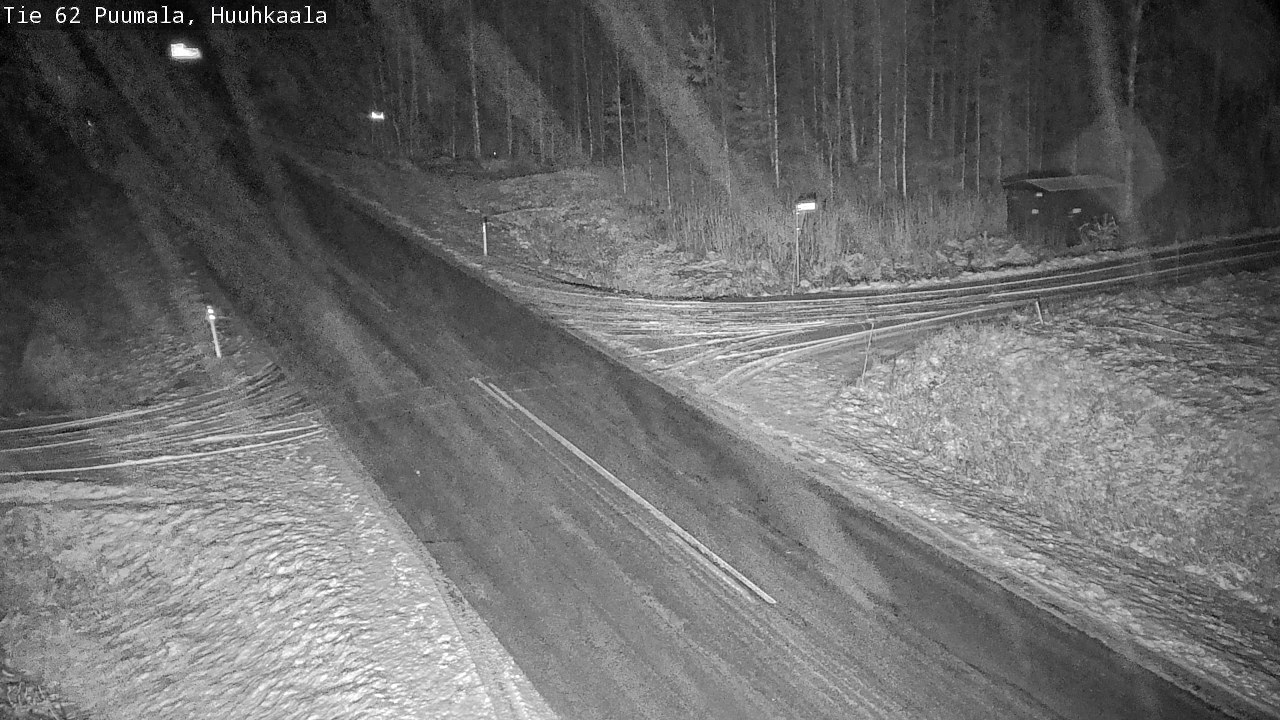 Weather Camera Image Väg 62 Puumala, Huuhkaala, Puumala, Etelä-Savo
