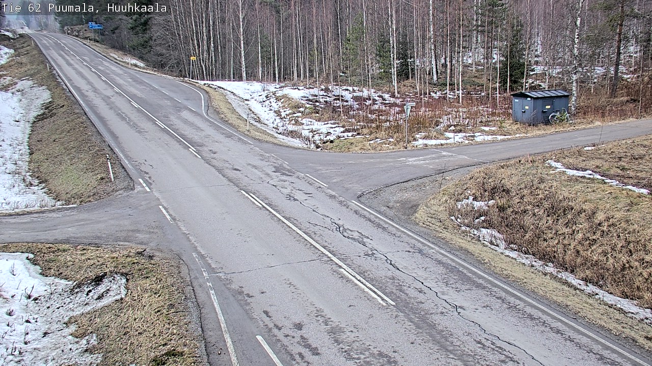 Weather Camera Image Road 62 Puumala, Huuhkaala, Puumala, Etelä-Savo