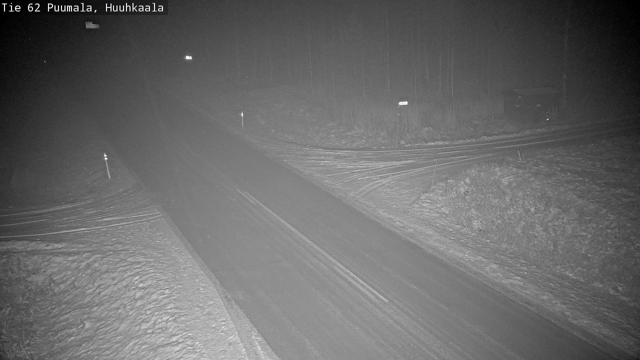 Weather Camera Image Väg 62 Puumala, Huuhkaala, Puumala, Etelä-Savo