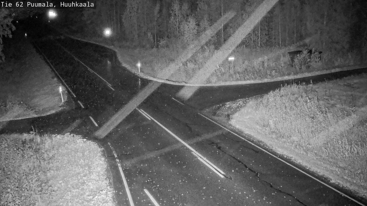 Weather Camera Image Road 62 Puumala, Huuhkaala, Puumala, Etelä-Savo
