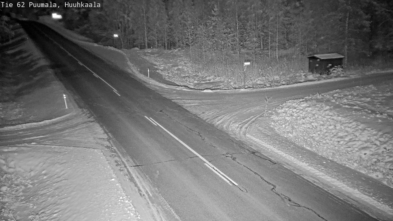 Weather Camera Image Väg 62 Puumala, Huuhkaala, Puumala, Etelä-Savo