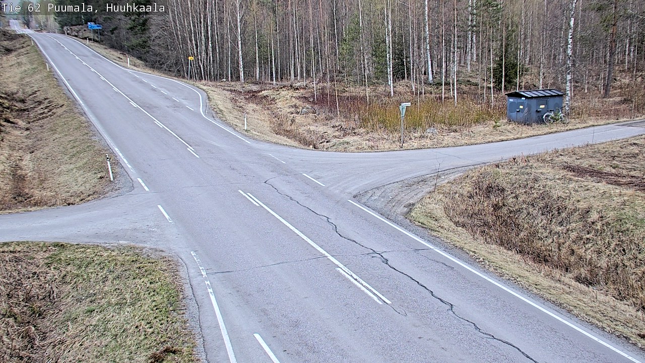 Weather Camera Image Väg 62 Puumala, Huuhkaala, Puumala, Etelä-Savo