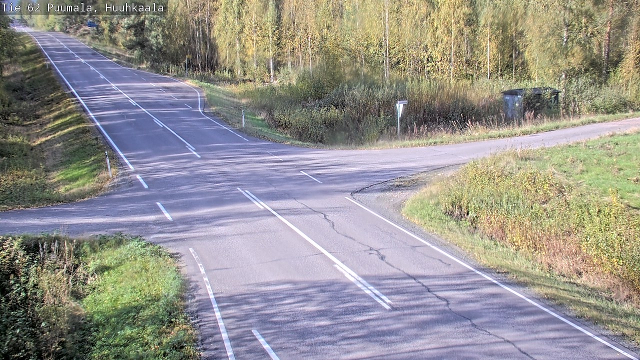 Weather Camera Image Väg 62 Puumala, Huuhkaala, Puumala, Etelä-Savo