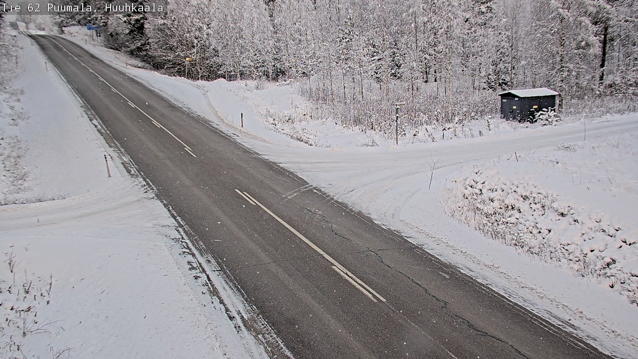 Weather Camera Image Väg 62 Puumala, Huuhkaala, Puumala, Etelä-Savo