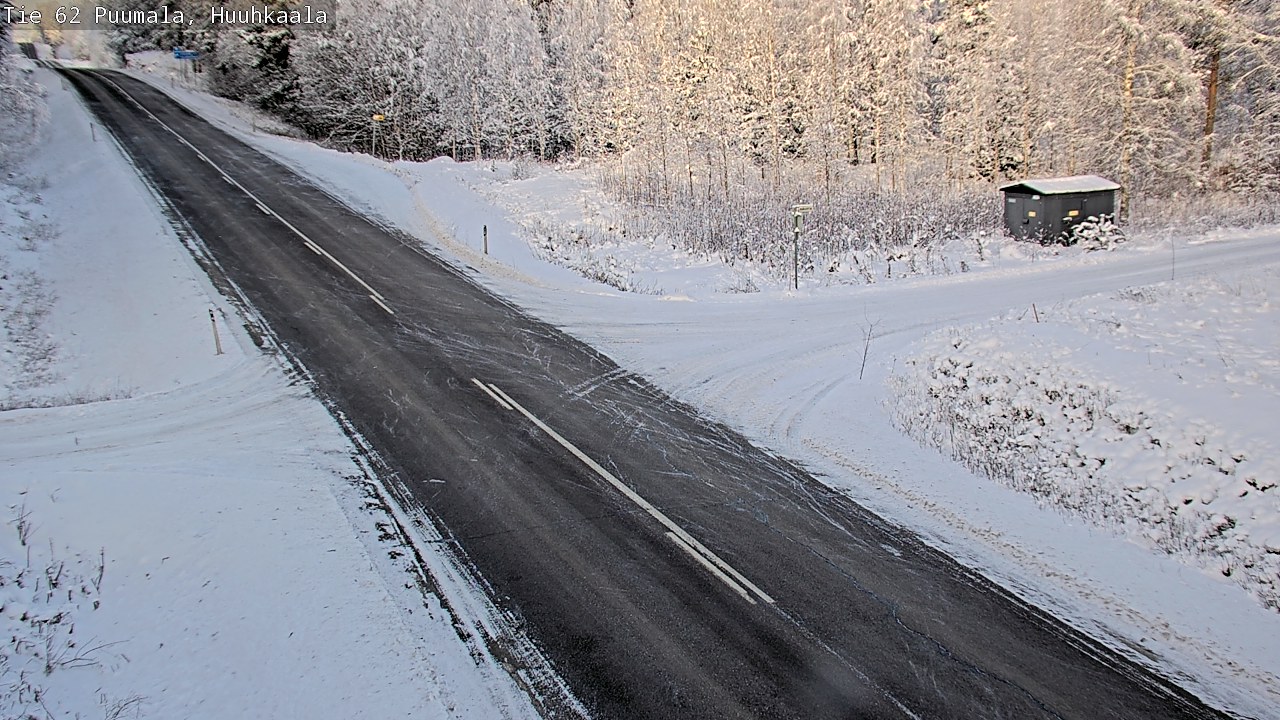 Weather Camera Image Väg 62 Puumala, Huuhkaala, Puumala, Etelä-Savo