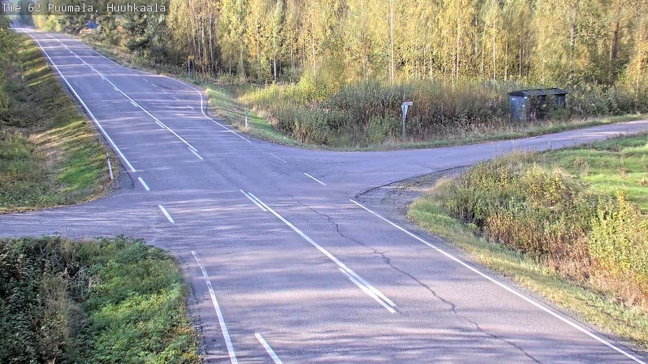 Weather Camera Image Väg 62 Puumala, Huuhkaala, Puumala, Etelä-Savo