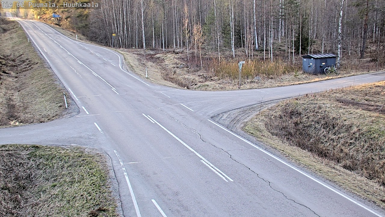 Weather Camera Image Väg 62 Puumala, Huuhkaala, Puumala, Etelä-Savo