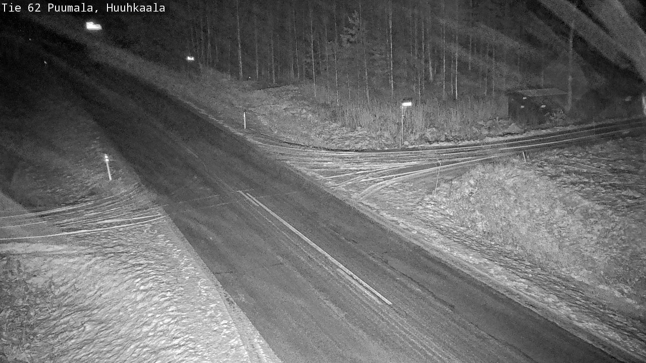 Weather Camera Image Väg 62 Puumala, Huuhkaala, Puumala, Etelä-Savo
